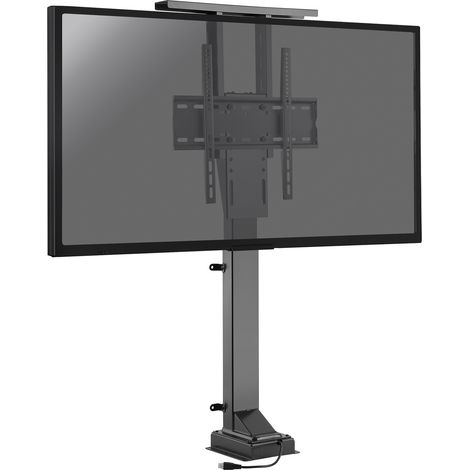 Support ascenseur motorisé pour écran TV 32''-48'' jusqu'à 50 kg – Réglable de 58 à 123 cm – Déploiement 30 mm/s – Télécommande RF – Kimex