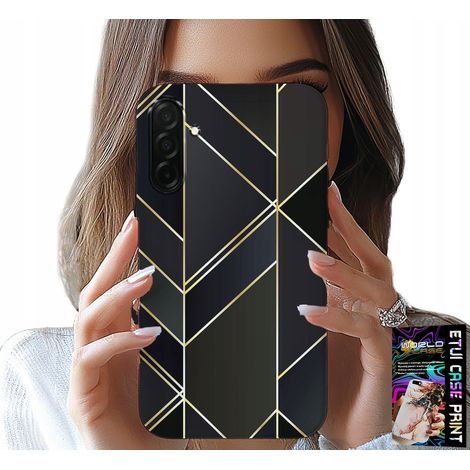 Custodia per Samsung Galaxy A36 5G - cornice dorata, motivi eleganti + vetro (1/5)