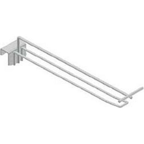 1PZ GANCIO FILO CROMATO DOPPIO BARRE UNIVERSALI PORTAPREZZI  mm5x400 l