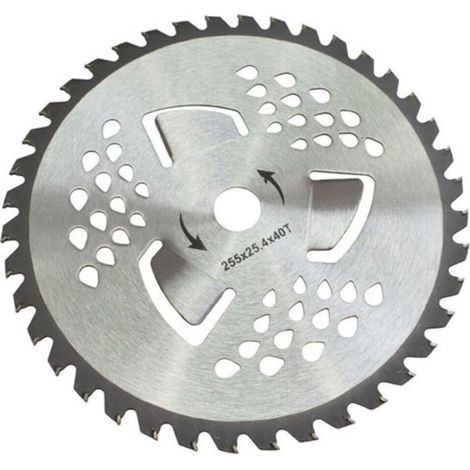 Trade Shop - ERSATZ-MÄHSCHEIBE 40 ZÄHNE Ø 255 X 25,4 MM GF-0085 - (1/2)