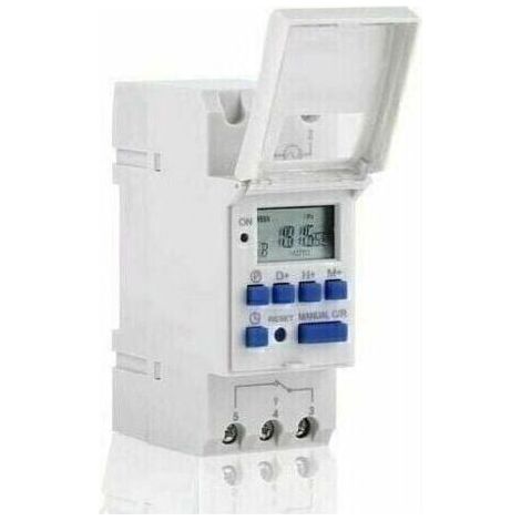 Minuterie numérique - Écran LCD - Relais programmable - 16on & 16off Minuterie(220V)) (1/5)