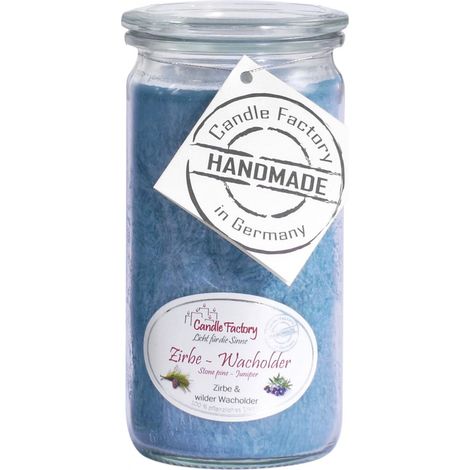 Candle Factory Mini Jumbo Zirbe-Wacholder Duftkerze Dekokerze 307106 (1/5)