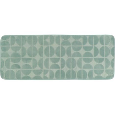 Tappeto memory in microfibra roy 45x120 cm - verde ecalipto - Tendance (1/2)