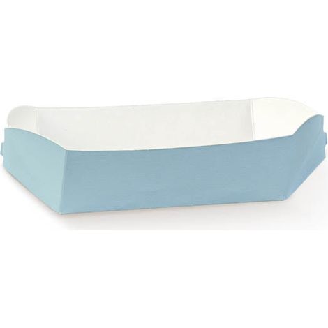 Scotton Vassoio Clip 120 x 55 x 40 Lino Azzurro 10 Pz