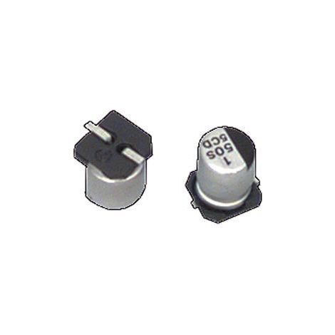 Condensador Electrolitico SMD 47uF 16Vdc Medidas 6,3x5,3mm SMD