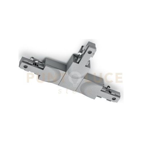 DUOLINE RACCORDO A " T " ALLUMINIO TERRA A SX+SX L. 16CM X H. 10CM PER SISTEMA BINARIO
