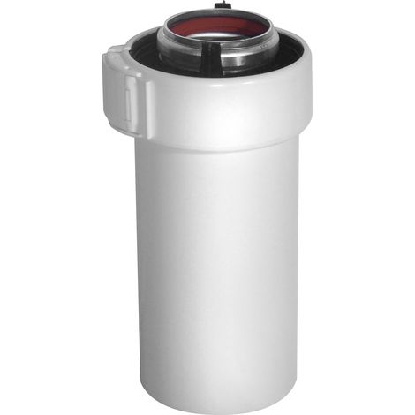 Conducto Rolux Gaz Ø 60/100mm aluminio/PVC longitud 1000mm