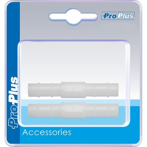 Raccord Droit Pour Circuit D'eau 8mm 2 Pièces Dans Blister (1/4)