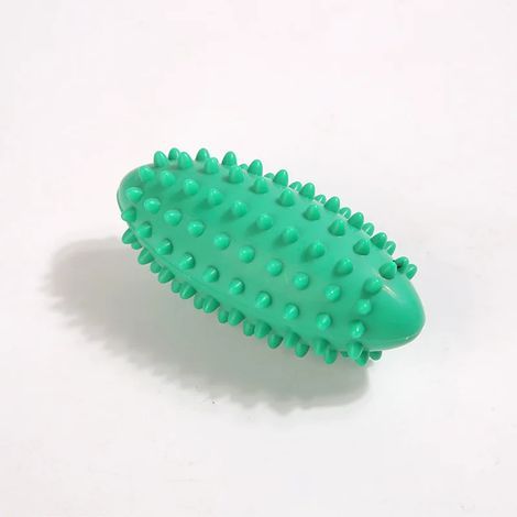 PVC foot massage ball with textured bumps, ideal for relieving pain associated with plantar fasciitis, trigger points, and Shiatsu technique (01392) - AquaForge