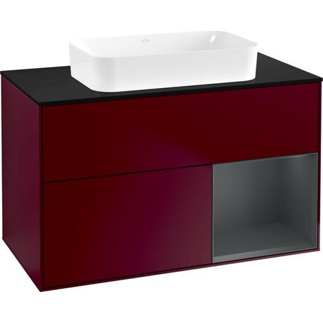 Villeroy & Boch F662HGHB Meuble sous-lavabo Finion F66 (1/2)