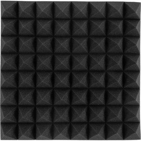 Mousse acoustique Pyramid renforcée insonorisante, panneau d'absorption phonique épais pour studio d'enregistrement (1/5)
