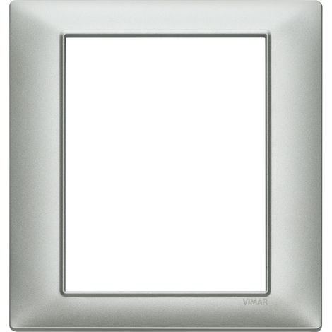 VIMAR - 14668.20 Placca 8M argento opaco