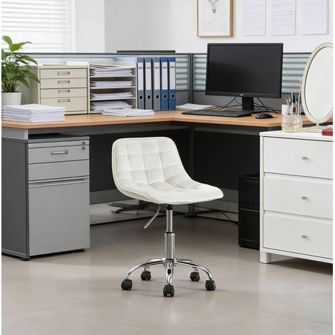 Silla escritorio giratoria terciopelo regulable OKMYHOME (1/5)