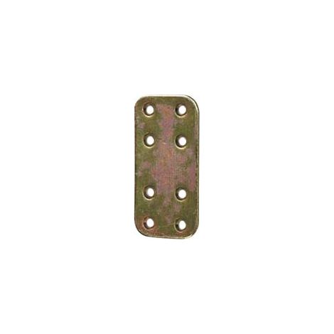 PIASTRA DI GIUNZIONE DRITTA LEGGERA ART.787- - mm.30x60 - spessore mm.2 - 100 pezzi