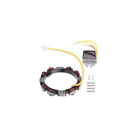 Alternateur 592830 10-16 A avec régulateur de tension 394890 – Puissance 18-24 ch – Bobines en cuivre durables – Boîtier renforcé - LT166