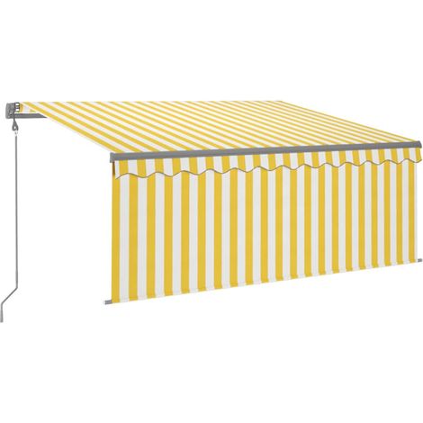 Maison Exclusive - Markise Automatisch mit Rollo LED Windsensor 3 (1/5)