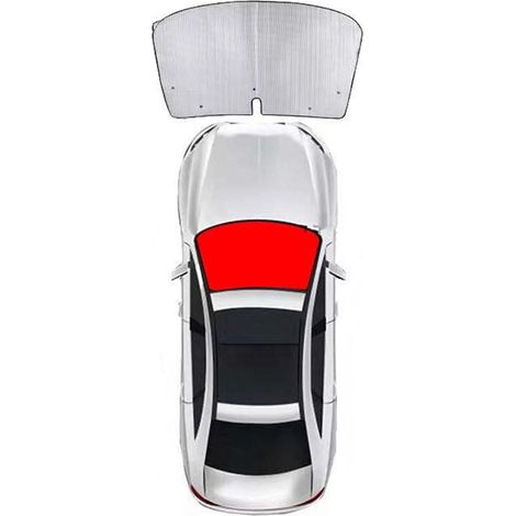 YUEGOO Pliable Pare Soleil Voiture pour Audi A4 2016+,Couverture (1/5)