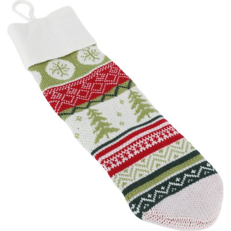 Décorations de Noël, chaussettes pour enfants, sac cadeau, décoration pour la maison, corde blanche (1/5)