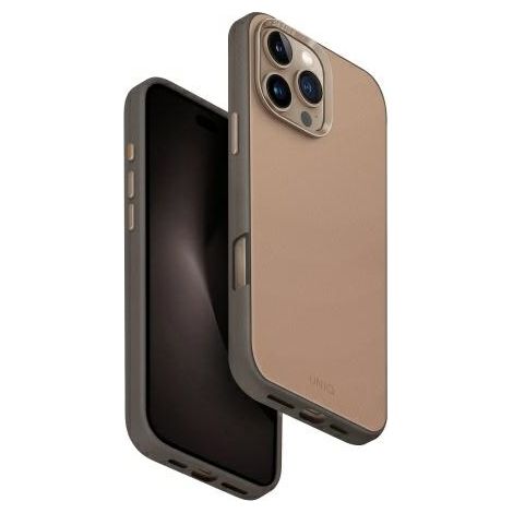 Custodia UNIQ Lyden DS per iPhone 16 Pro Max 6.9" con ricarica Magclick, colore marrone-grigio/marrone-grigio antracite (1/5)