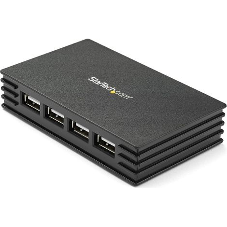 Hub USB 2.0 4 Ports, Alimentation Externe, Noir (ST4202USBGB) (1/5)