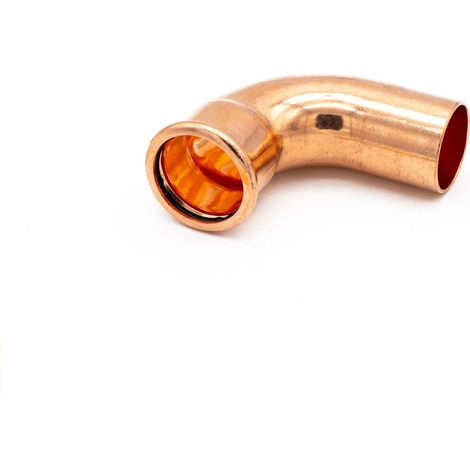 PrimaPress Copper 90 Degree Street Elbow 35mm Fitting (1/2)