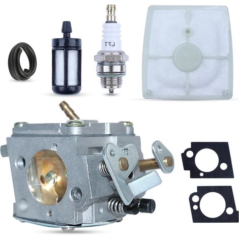 Filtre à carburateur Filtre à air Bougie pour STIHL 041 041AV 041 Modèle agricole Pièces de rechange avec conduite de carburant (1/5)