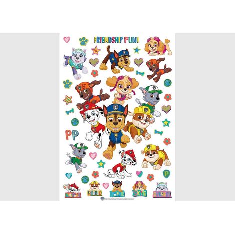 Stickers Pat'Patrouille - Tous les personnages - 42,5x65 cm (1/5)