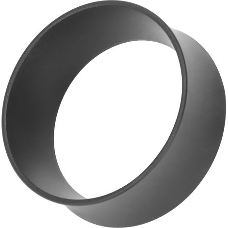 58-mm-Dosierringe aus Aluminiumlegierung verhindern das Wegfliegen von Kaffeepulver für Kaffeemaschinen, schwarz (1/5)