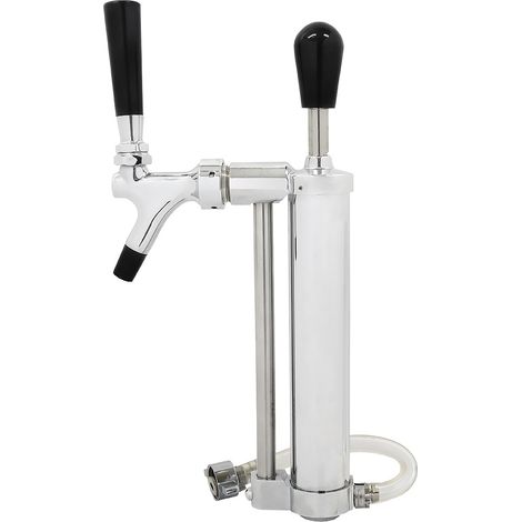 Bierpumpe, Picknickpumpe mit Zapfhahn, mit Kolbenschankhahn, 5/8" Co2-Abgang