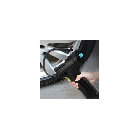 Gonflable Sans Fil Portable Gonfleur de Pneu 120W Compresseur d'Air Pompe de Pneu pour Voitures, Motos, Vélos avec Jauge de Pression Numérique LED 2000mAh pour Voiture Moto Vélo (1/5)