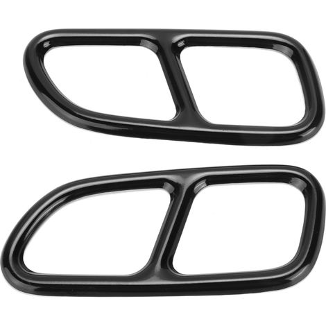 Embout d'échappement double sortie chromé 2 pièces pour Mercedes-Benz CLA, SLK R172, SL R231 (1/5)