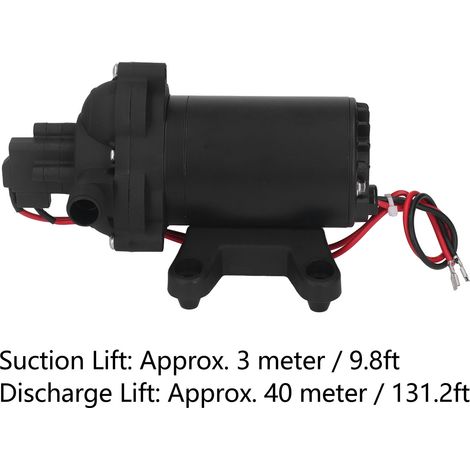 12-V-selbstansaugende elektrische Membranpumpe für Wasser, Druckverstärker 8,4 l/min 60 PSI 3,5 GPM, für den Einsatz in Wohnmobilen und Booten (1/5)