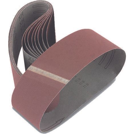 NASTRI CARTA ABRASIVA PER LEVIGATRICI A NASTRO- - mm.75x533 grana 120 blister da pz.3 - 1 blister IMPERIAL