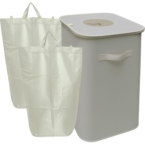 Caja de almacenamiento de botellas retornables, 100 L - Impermeable, higiénica