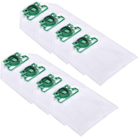 8 sacs d'aspirateur en micro-polaire adaptés aux sacs à poussière Vorwerk Kobold 200 VK200 FP200,5 pour les personnes allergiques (1/5)