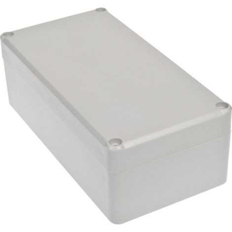 Boîtier RS PRO en ABS, 158.15 x 82.2 x 54.9mm, Gris IP67, Blindé ( Prix pour 1 )