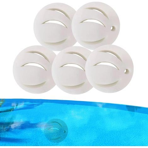 Set of 5 oil-absorbing sponges for swimming pools - Pool filter - Oil-absorbing sponge balls for swimming pools, bathtubs, spas (1/5)