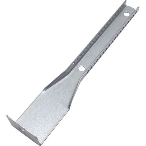 PROTEKTOR Nonius Abhänger Unterteil, Deckenabhänger Holzabhängung abgewinkelt 100 Stück, 170mm Silber Zubehör Trockenbau, Made in Germany