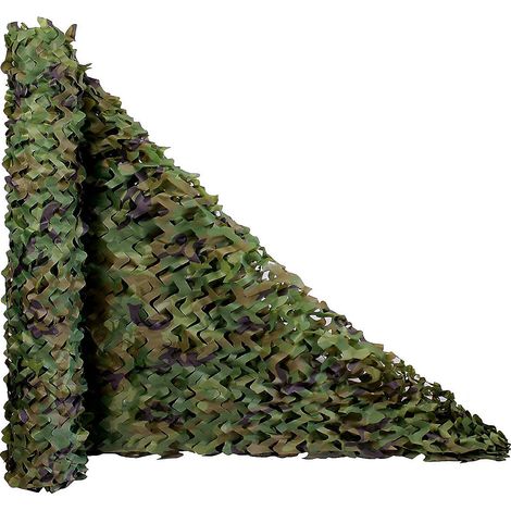 Filet de camouflage, Voile d&aposombrage, filet pare-soleil pour décoration de fête (1,5 m x 4 m) (1/5)
