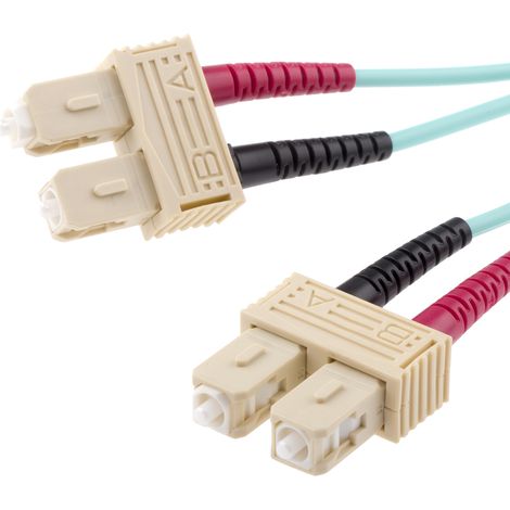 Câble fibre optique RS PRO 10m Avec connecteur / SC, OM3 Multi-mode ( Prix pour 1 )