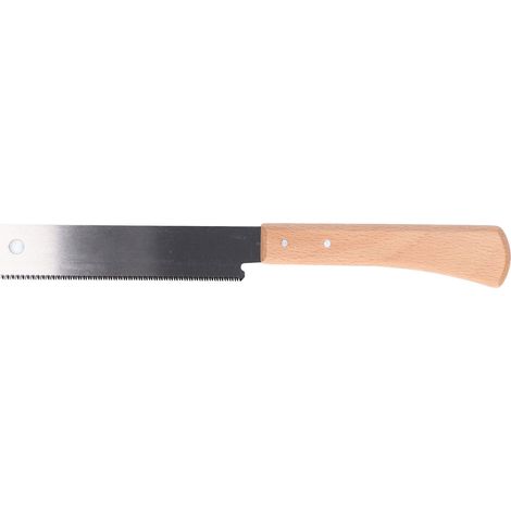 Petite scie à main lame SK5 manche en hêtre denture fine scie japonaise pour menuiserie tenonnage mortaisage (1/5)
