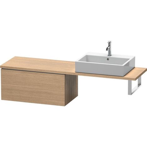 Consolle bassa L-CUBE 820x477x400mm rovere eu