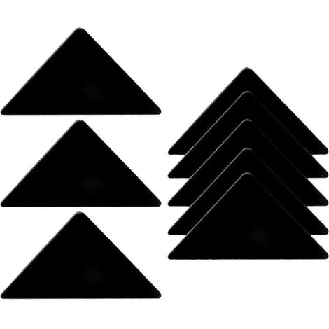 Ruban adhésif double face pour planchers de bois franc, 8 pièces, antidérapant, pour tapis et tapis de couloir lavables.-Triangle