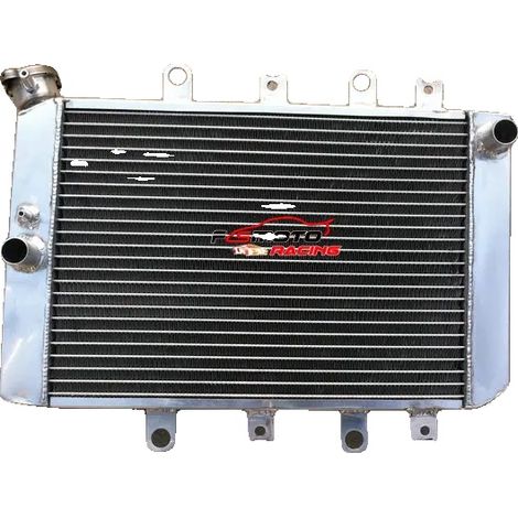 Radiador enfriador, 58 mm, aluminio, compatible con YAMAHA GRIZZLY YFM 700/550/500, rendimiento de enfriamiento mejorado, ajuste personalizado para modelos 2007-2011. (1/5)