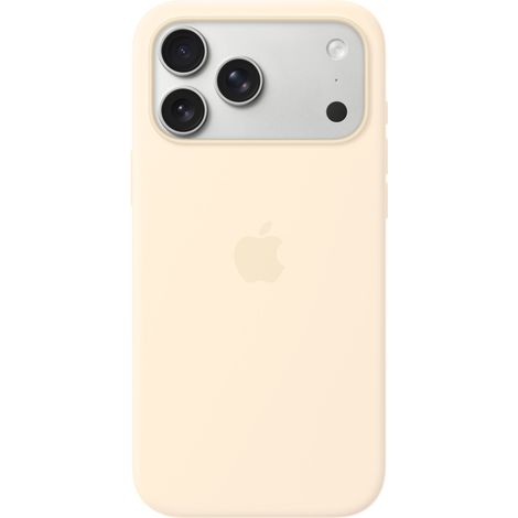Funda de silicona para Apple iPhone 17 Pro Max con MagSafe – Vainilla