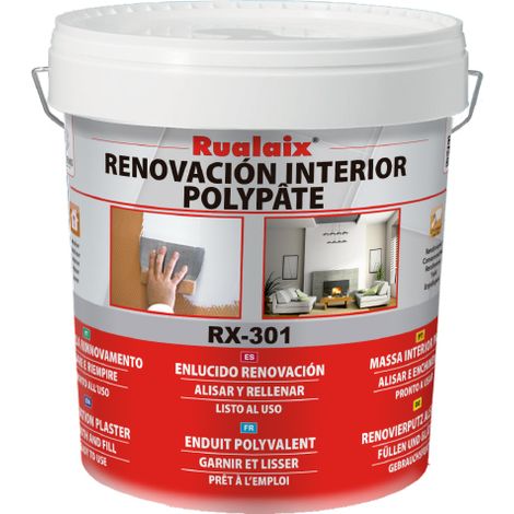 Rx-301 Polypate - Enduit Garnissant Polyvalent En Pâte 25 Kg Rx-301 Polypate - Enduit Garnissant Polyvalent En Pâte 25 Kg - Rual