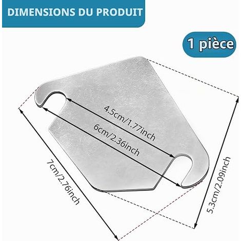 Plaque de Bloc EGR, Joint EGR, Plaque EGR (1/4)