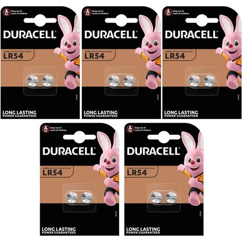 .Duracell - Pile spéciale appareils électroniques - LR54 Grand Blister x2.