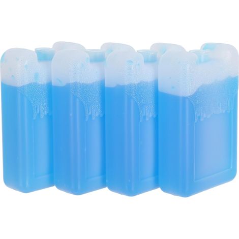 Lot de 4 Blocs réfrigérants réutilisables pour climatiseur - Blocs de congélation Portables pour Refroidisseur d'air par évaporation, boîtes à Lunch, Pique-, Camping 10,5 x 6,5 x 2,5 (1/5)