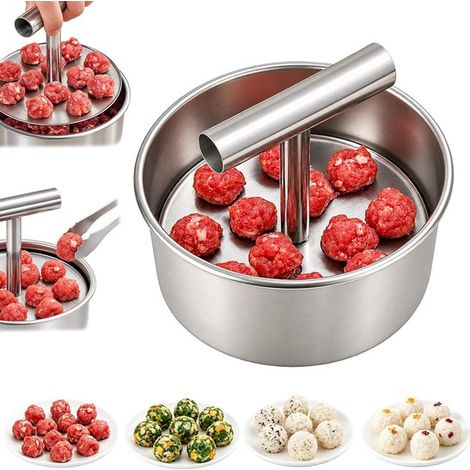 Moule à boulettes de viande à 12 trous - Boulettes de légumes - Ustensiles de cuisine